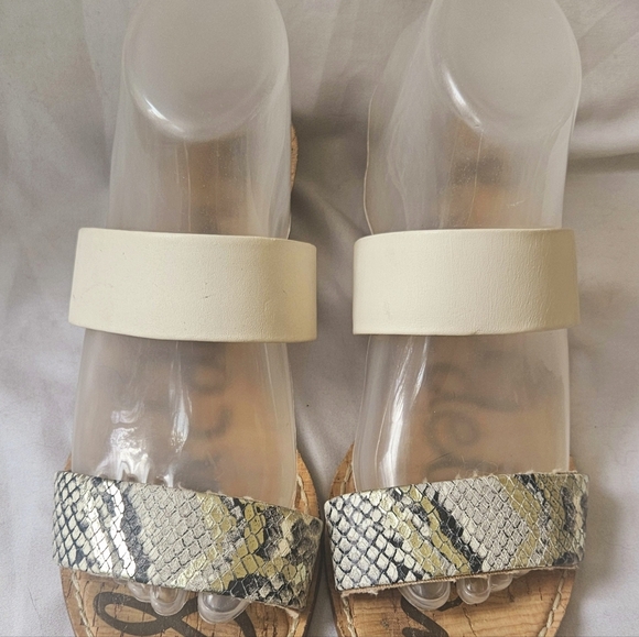 Sam Edelman Gala Two Strap Low Wedge Sandals Women’s Size 8.5 - Picture 5 of 7